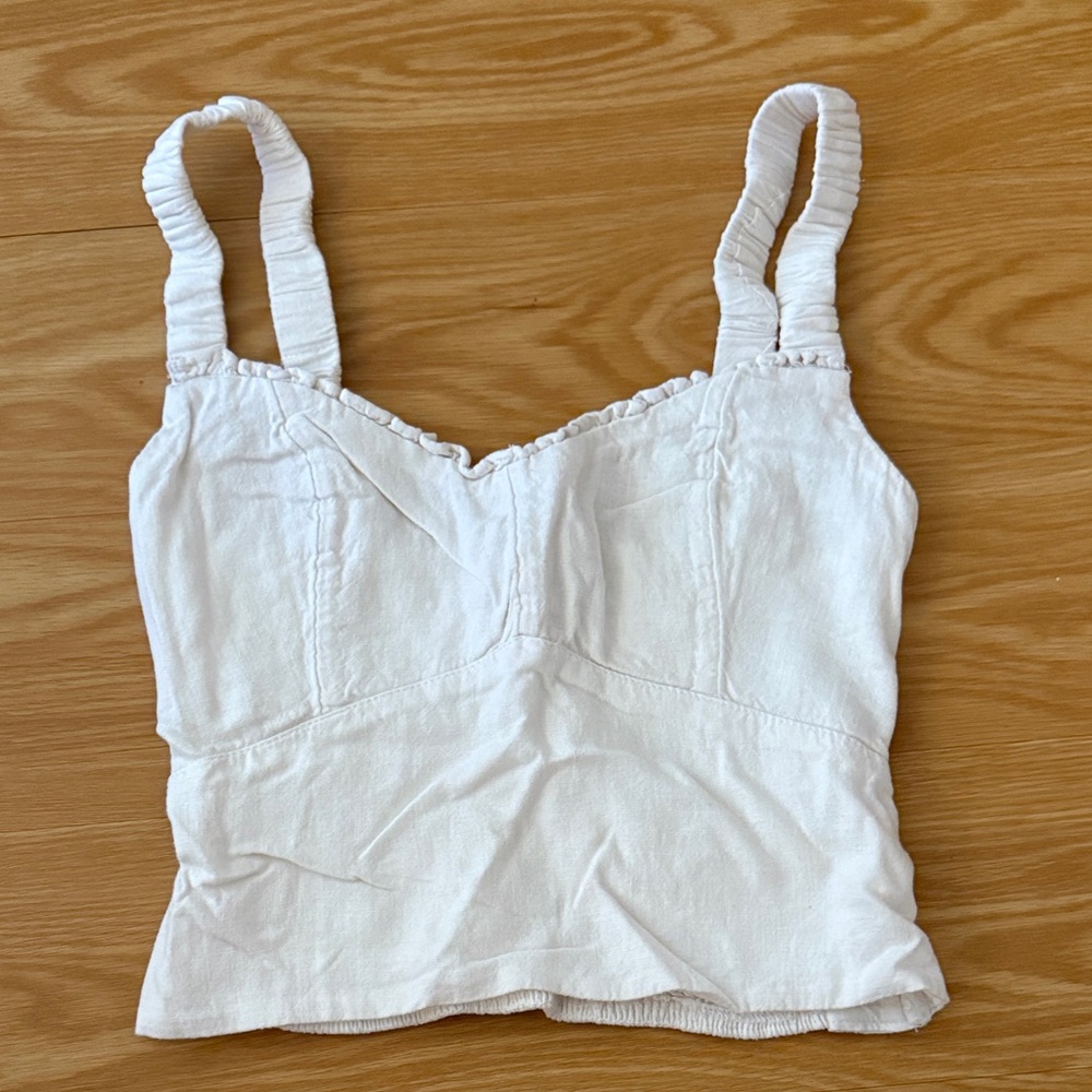 Abercrombie & Fitch Camisole Top in White Size XS
